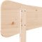 vidaXL - Hoofdbord - 150 - cm - massief - grenenhout