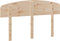 vidaXL - Hoofdbord - 150 - cm - massief - grenenhout
