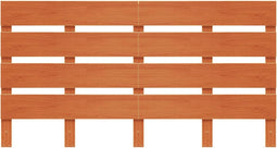 vidaXL - Hoofdbord - 150 - cm - massief - grenenhout - wasbruin