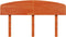 vidaXL - Hoofdbord - 150 - cm - massief - grenenhout - wasbruin