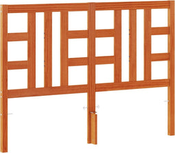 vidaXL - Hoofdbord - 150 - cm - massief - grenenhout - wasbruin