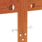 vidaXL - Hoofdbord - 150 - cm - massief - grenenhout - wasbruin