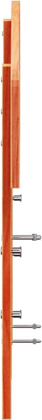 vidaXL - Hoofdbord - 150 - cm - massief - grenenhout - wasbruin