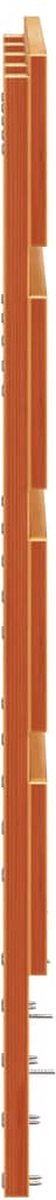 vidaXL - Hoofdbord - 150 - cm - massief - grenenhout - wasbruin
