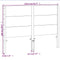 vidaXL - Hoofdbord - 150 - cm - massief - grenenhout - wasbruin