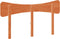 vidaXL - Hoofdbord - 150 - cm - massief - grenenhout - wasbruin