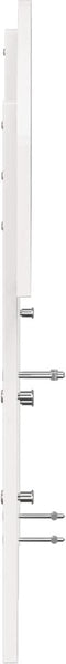 vidaXL - Hoofdbord - 150 - cm - massief - grenenhout - wit