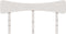vidaXL - Hoofdbord - 150 - cm - massief - grenenhout - wit