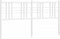 vidaXL - Hoofdbord - 150 - cm - metaal - wit