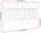 vidaXL - Hoofdbord - 150 - cm - metaal - wit
