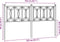 vidaXL - Hoofdbord - 150 - cm - metaal - wit