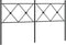 vidaXL - Hoofdbord - 150 - cm - metaal - zwart