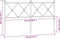 vidaXL - Hoofdbord - 150 - cm - metaal - zwart