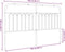 vidaXL - Hoofdbord - 150 - cm - metaal - zwart