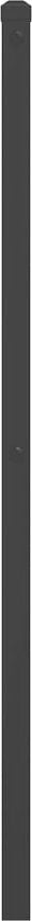 vidaXL - Hoofdbord - 150 - cm - metaal - zwart