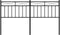 vidaXL - Hoofdbord - 150 - cm - metaal - zwart