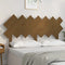 vidaXL - Hoofdbord - 151,5x3x81 - cm - massief - grenenhout - honingbruin