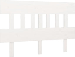 vidaXL - Hoofdbord - 153,5x3x81 - cm - massief - grenenhout - wit