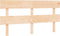 vidaXL - Hoofdbord - 154x3x81 - cm - massief - grenenhout