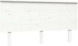 vidaXL - Hoofdbord - 154x6x82,5 - cm - massief - grenenhout - wit