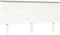 vidaXL - Hoofdbord - 154x6x82,5 - cm - massief - grenenhout - wit