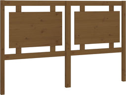vidaXL - Hoofdbord - 155,5x4x100 - cm - massief - grenenhout - honingbruin