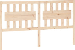 vidaXL - Hoofdbord - 155,5x4x100 - cm - massief - grenenhout