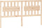 vidaXL - Hoofdbord - 155,5x4x100 - cm - massief - grenenhout