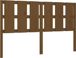 vidaXL - Hoofdbord - 155,5x4x100 - cm - massief - grenenhout - honingbruin