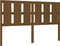 vidaXL - Hoofdbord - 155,5x4x100 - cm - massief - grenenhout - honingbruin