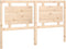 vidaXL - Hoofdbord - 155,5x4x100 - cm - massief - grenenhout