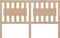 vidaXL - Hoofdbord - 155,5x4x100 - cm - massief - grenenhout