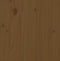 vidaXL - Hoofdbord - 155,5x4x100 - cm - massief - grenenhout - honingbruin
