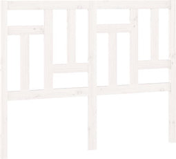 vidaXL - Hoofdbord - 155,5x4x100 - cm - massief - grenenhout - wit