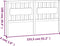 vidaXL - Hoofdbord - 155,5x4x100 - cm - massief - grenenhout - wit