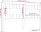 vidaXL - Hoofdbord - 155,5x4x100 - cm - massief - grenenhout - wit