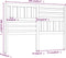 vidaXL - Hoofdbord - 156x4x100 - cm - massief - grenenhout - grijs