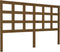 vidaXL - Hoofdbord - 156x4x100 - cm - massief - grenenhout - honingbruin