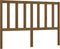 vidaXL - Hoofdbord - 156x4x100 - cm - massief - grenenhout - honingbruin