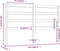 vidaXL - Hoofdbord - 156x4x100 - cm - massief - grenenhout - honingbruin