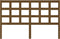 vidaXL - Hoofdbord - 156x4x100 - cm - massief - grenenhout - honingbruin