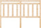 vidaXL - Hoofdbord - 156x4x100 - cm - massief - grenenhout