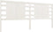 vidaXL - Hoofdbord - 156x4x100 - cm - massief - grenenhout - wit