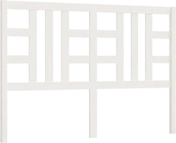 vidaXL - Hoofdbord - 156x4x100 - cm - massief - grenenhout - wit