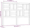 vidaXL - Hoofdbord - 156x4x104 - cm - massief - grenenhout