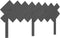 vidaXL - Hoofdbord - 159,5x3x80,5 - cm - massief - grenenhout - grijs