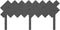 vidaXL - Hoofdbord - 159,5x3x80,5 - cm - massief - grenenhout - grijs