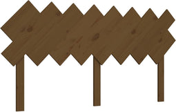 vidaXL - Hoofdbord - 159,5x3x80,5 - cm - massief - grenenhout - honingbruin