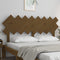 vidaXL - Hoofdbord - 159,5x3x80,5 - cm - massief - grenenhout - honingbruin