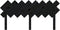 vidaXL - Hoofdbord - 159,5x3x80,5 - cm - massief - grenenhout - zwart